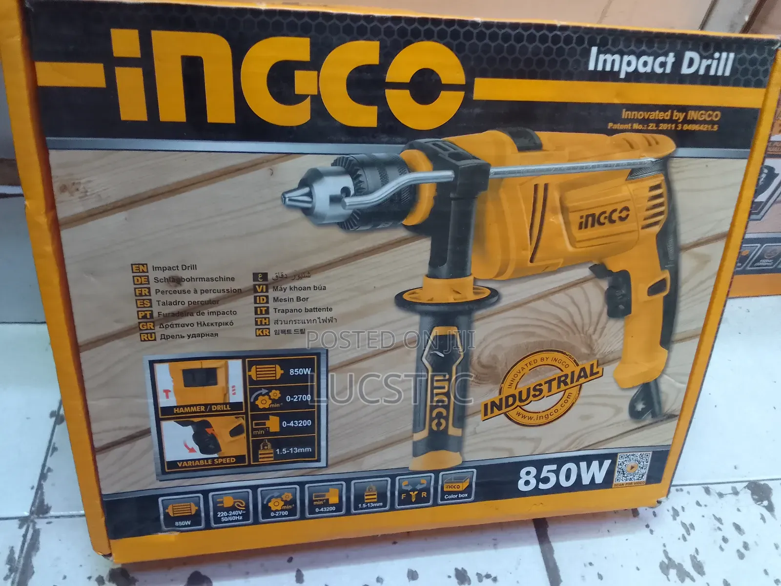 Ingco Id8508-8 Impact Drill 850W
