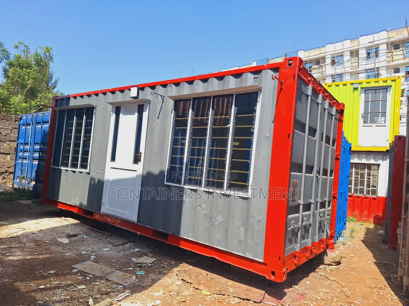 20ft Shipping Container Into a Bedsitter or Studio Unit.