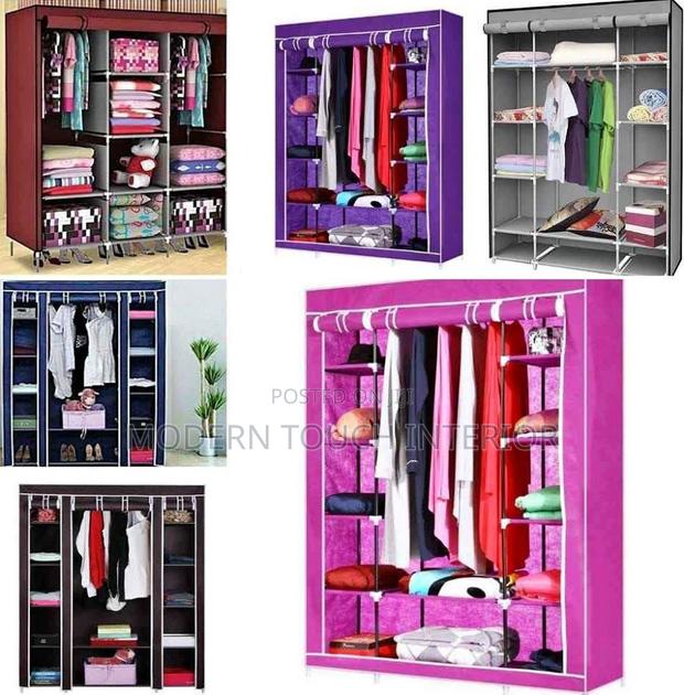 Portable Wooden Wardrobes- All Colors Available