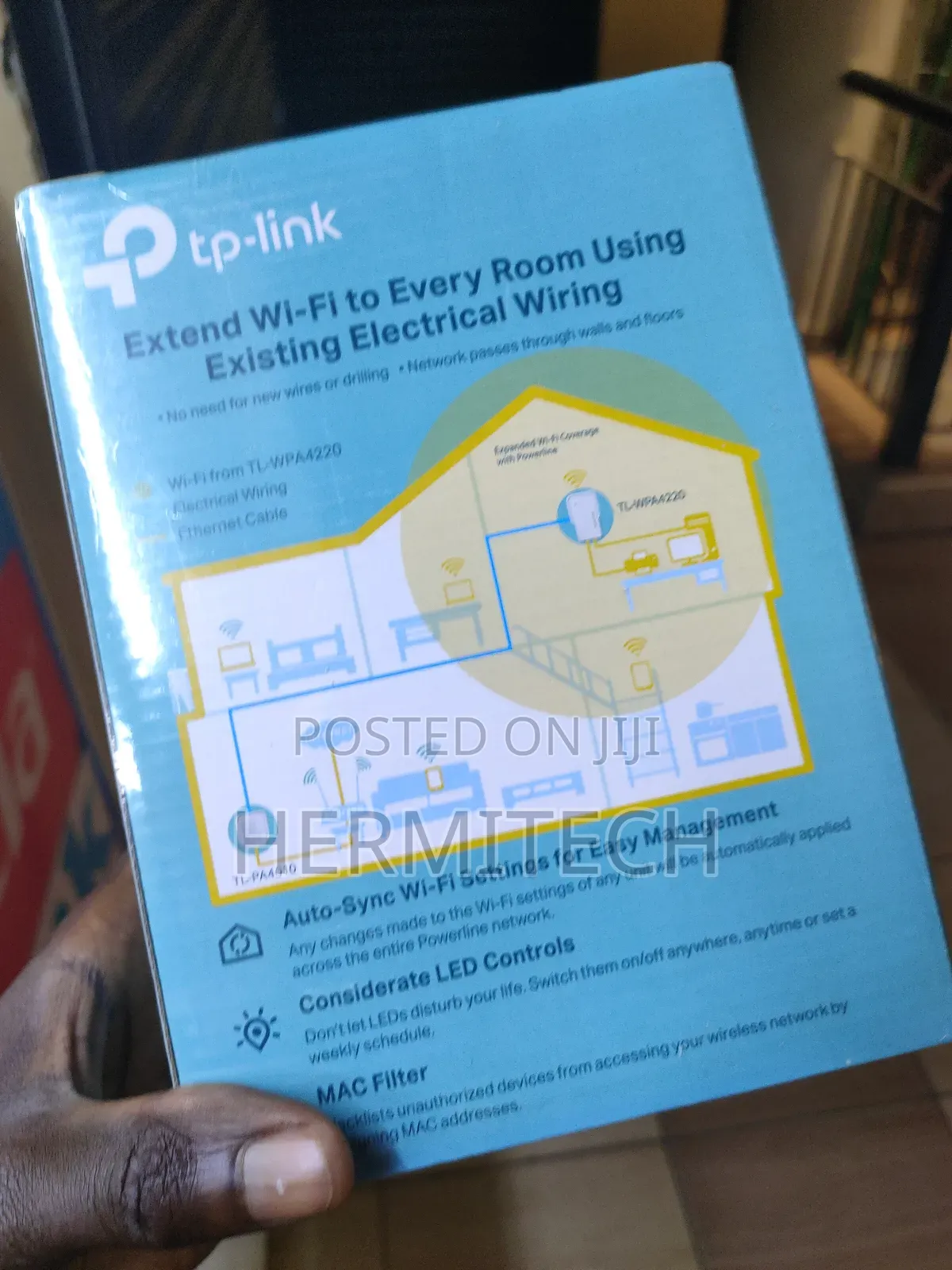 Tp Link Av600 Powerline Wifi Kit Tl-Wpa4220 Kit