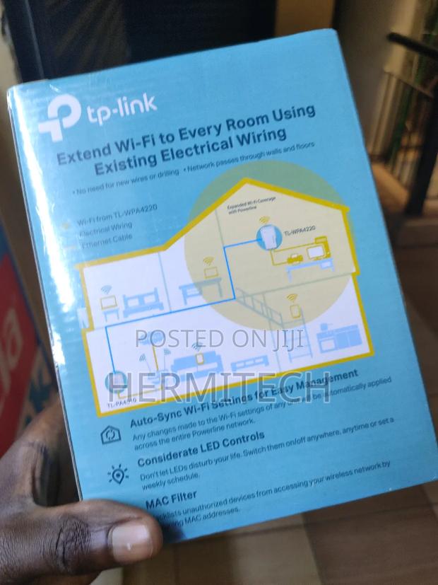 Tp Link Av600 Powerline Wifi Kit Tl-Wpa4220 Kit - thumbnail 3
