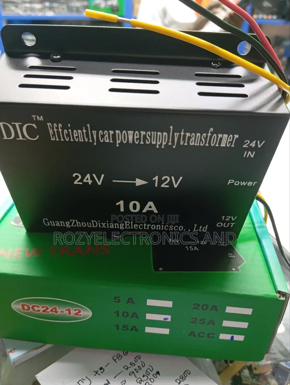 Efficiently Car Supply Transformer 24_12v 10ah