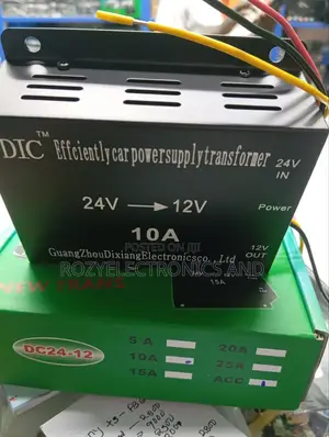 Efficiently Car Supply Transformer 24_12v 10ah