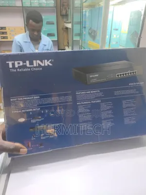 Tplink 8 Port Gigabit Desktop/Rackmount Switch 8-Port Poe