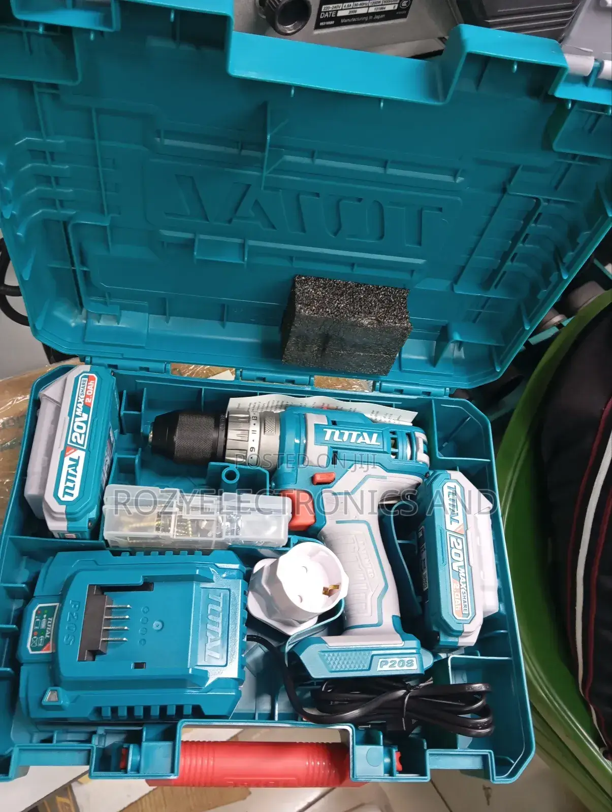 Total Cordless Drill 20v With 2 Battery