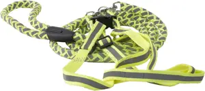 Reflective Stitched Adjustable 2-in-1 Leash and Harness