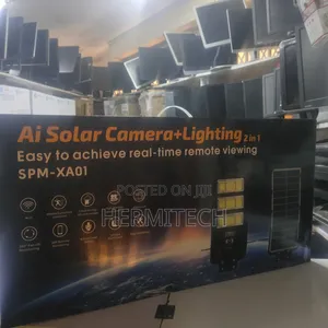 Ai Solar Camera+Light 2in 1 Easy to Achieve Real Time 1000w