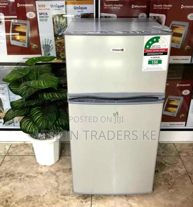 Volsmart 108L Double Doors VL-BCD108 Fridge Freezer.