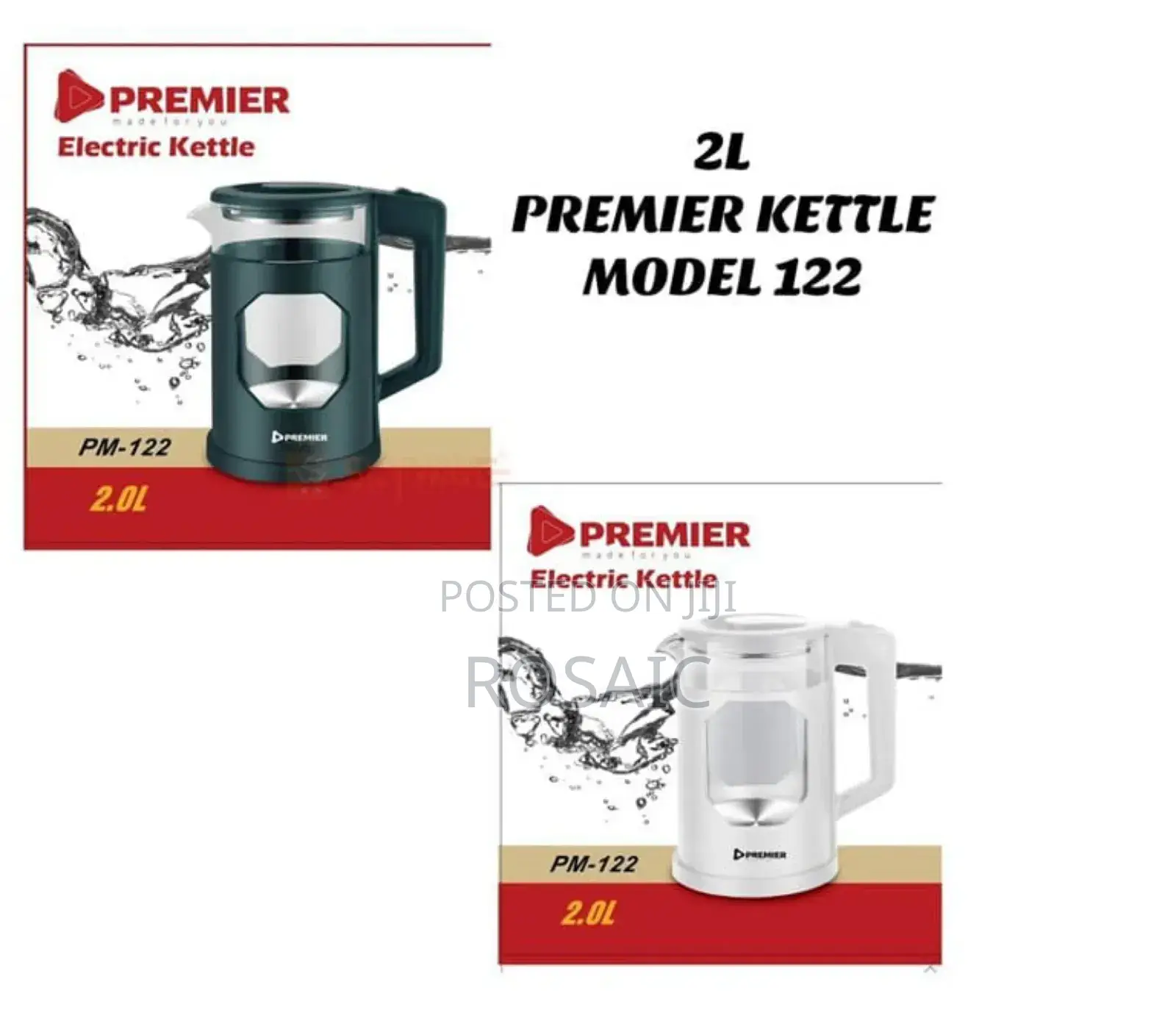 Premier Glass Kettle 2L