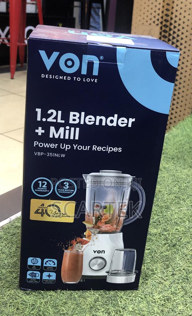 Von 1.2 Litres Blender +Mill - main view