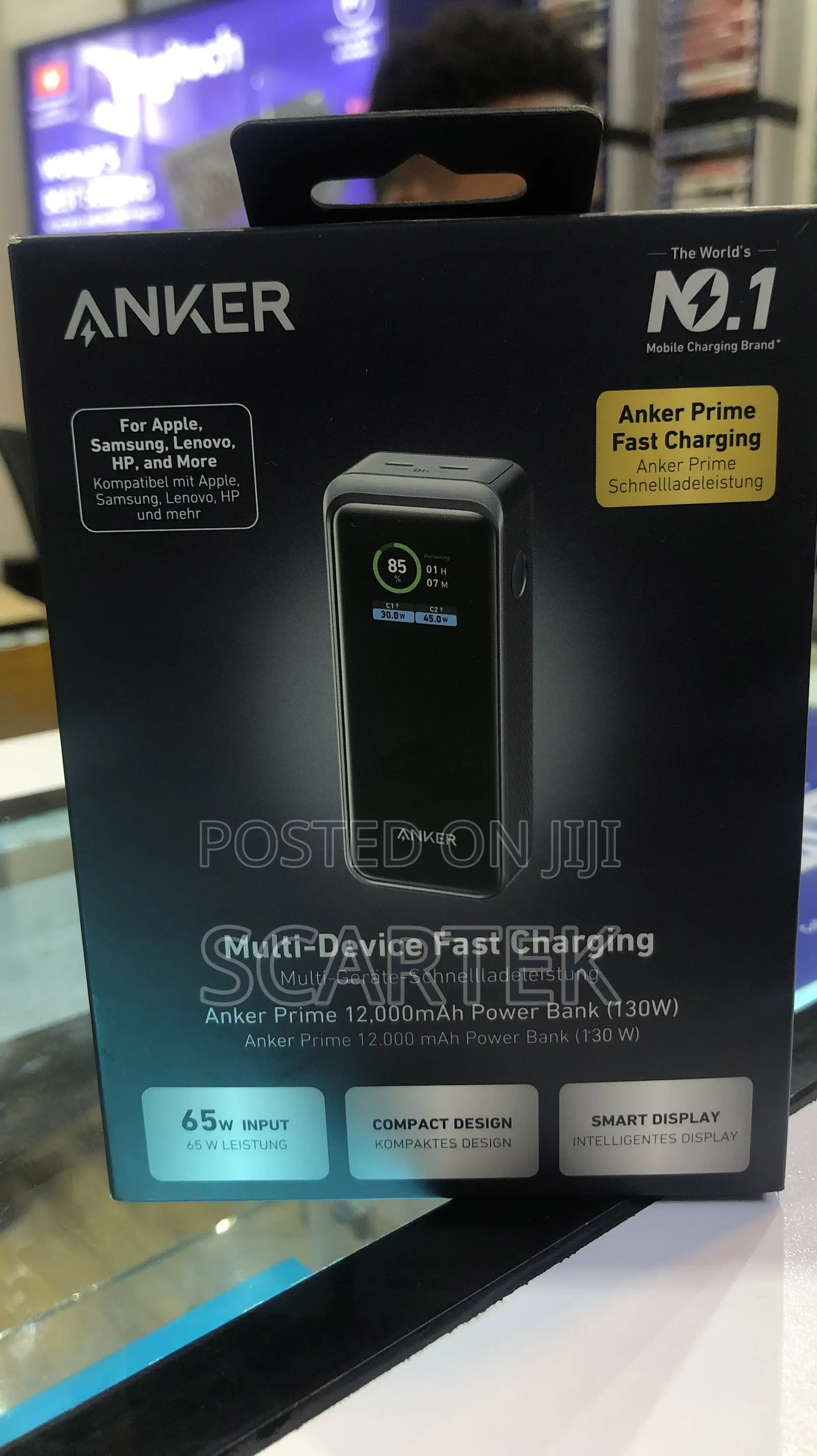 Anker Prime 12,000mah Power Bank (130w)