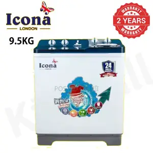 Icona 9.5 KGS Twin Tub Washing Machine