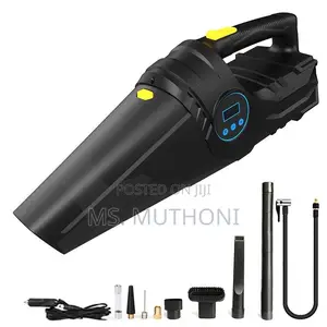 Portable Handheld Car Tyre Inflator and Vacuum Cleaner