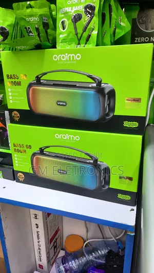 High Quality Oraimo Boom Bluetooth Speaker-Black.