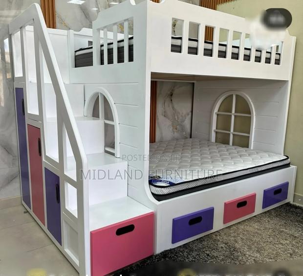 Kids Double Decker With Storage - main view