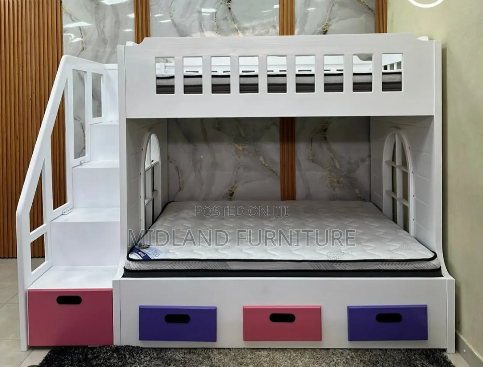 Kids Double Decker With Storage