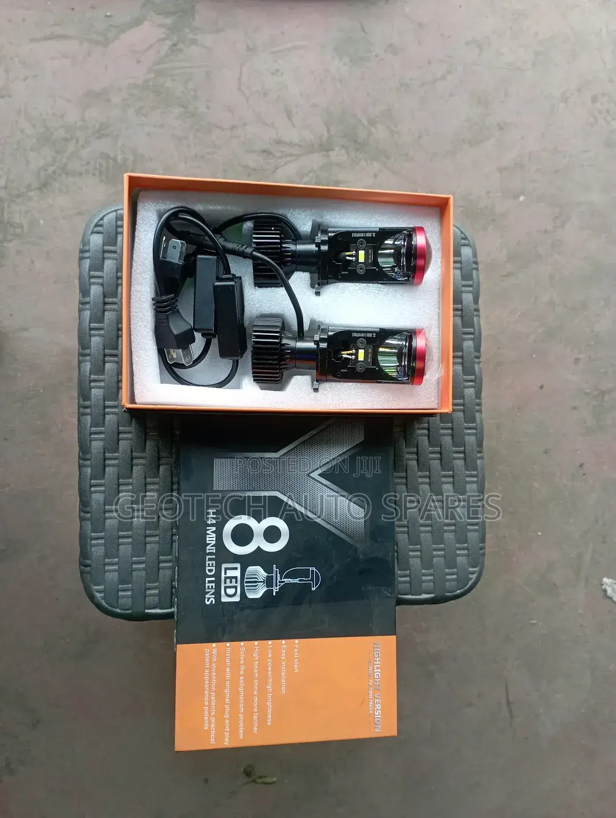 Y8 LED Headlight Mini Projector Lens