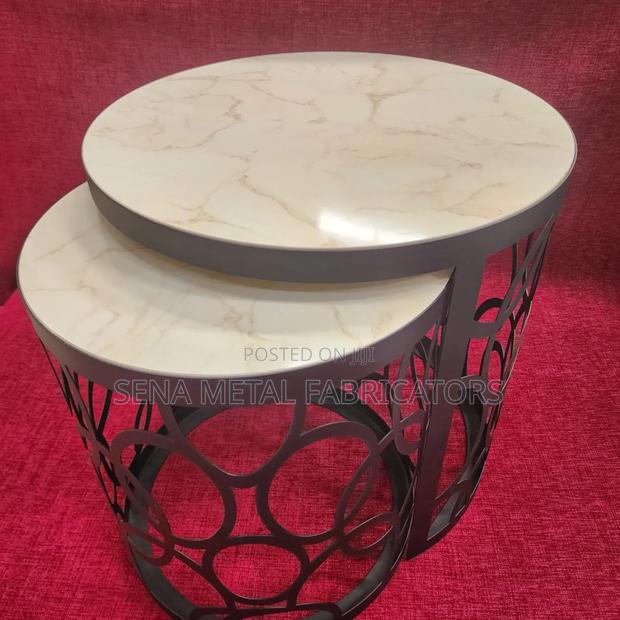 Nesting Stools With Powdercoating Finish. - main view