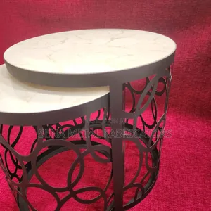 Nesting Stools With Powdercoating Finish.
