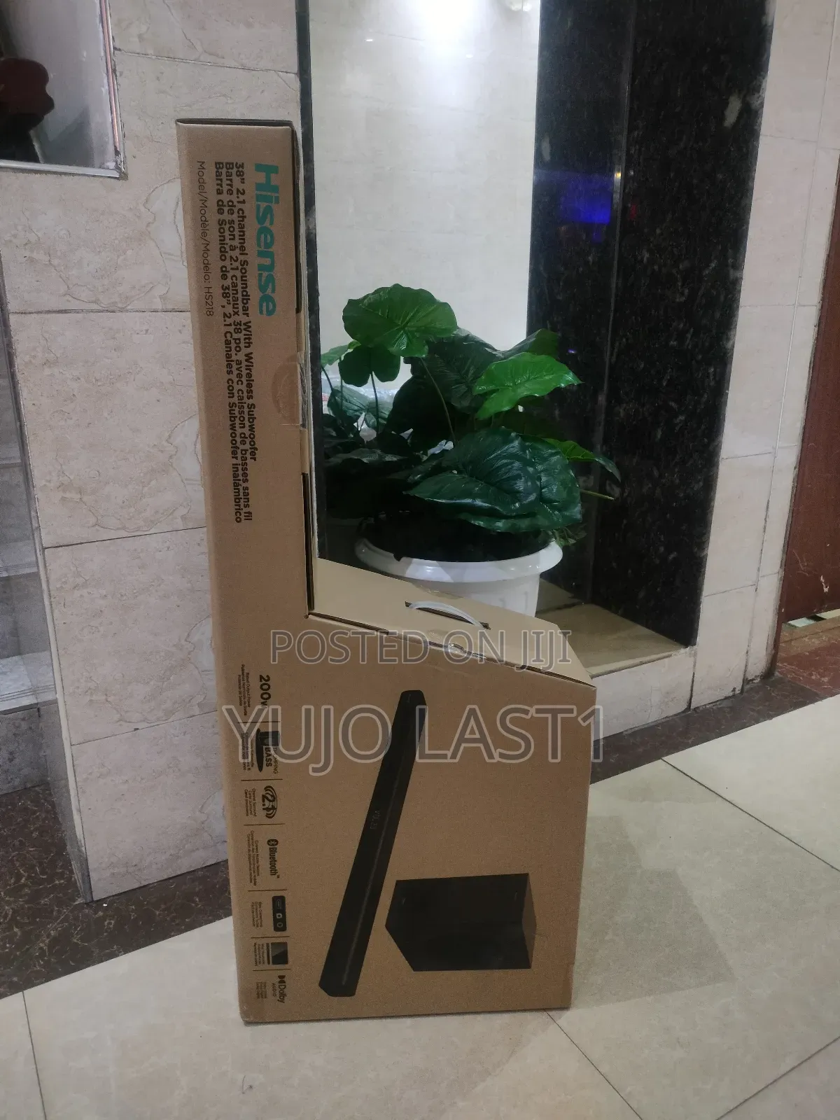 Hisense HS218 200watts 2.1 Ch Soundbar