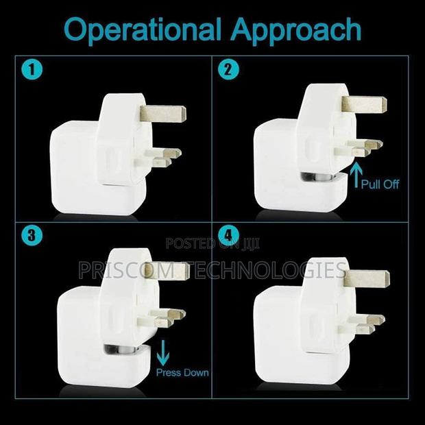 Apple 3 Pin UK Plug Adapter for Macbook Charger - thumbnail 2