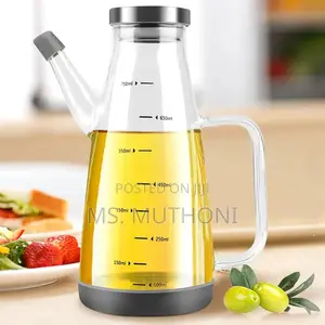 High Borosilicate Glass Oil Bottle With Silicone Base