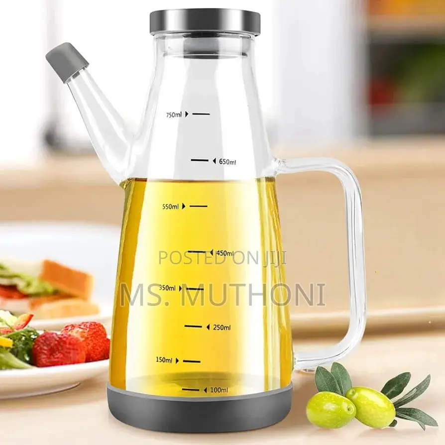 High Borosilicate Glass Oil Bottle With Silicone Base