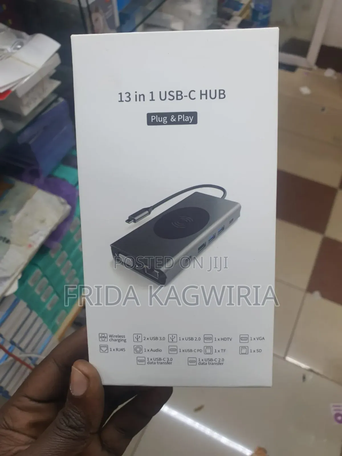 13 in 1 USB C Hub (Plug and Play)