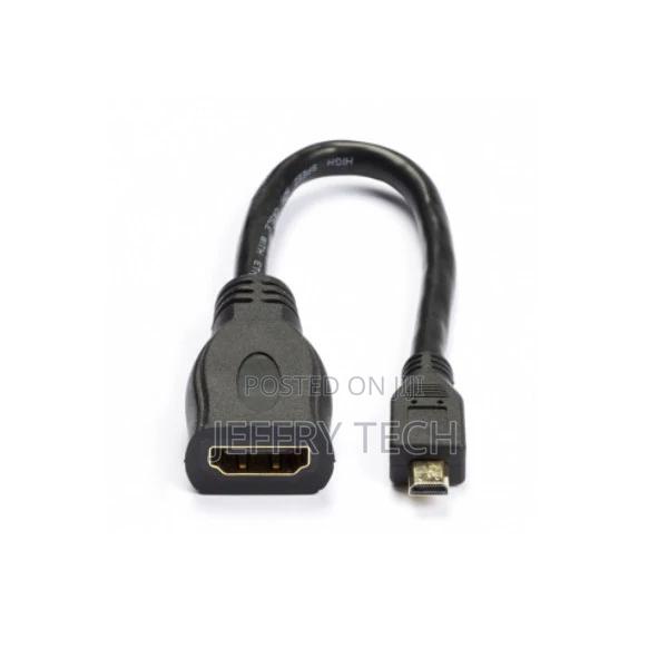 Micro HDMI to HDMI Adapter Cable, 20cm - main view