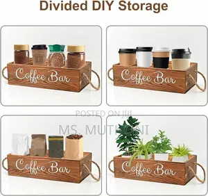 Wooden Coffee / Tea Organizer