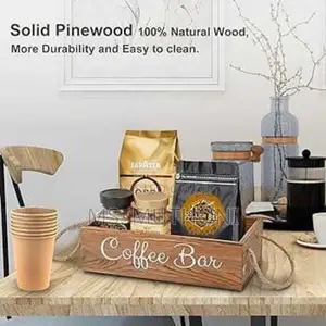 Wooden Coffee / Tea Organizer