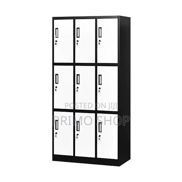 Office Locker Cabinet With 9 Lockable Compartments - thumbnail 6