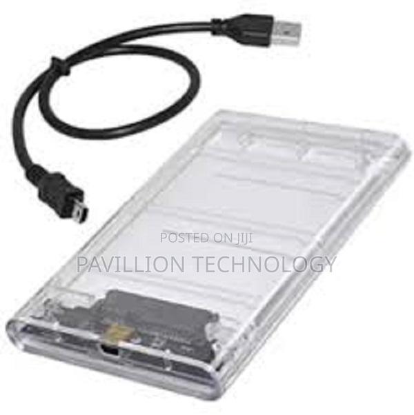 Transparent External HDD Casing/ Enclosure - thumbnail 4