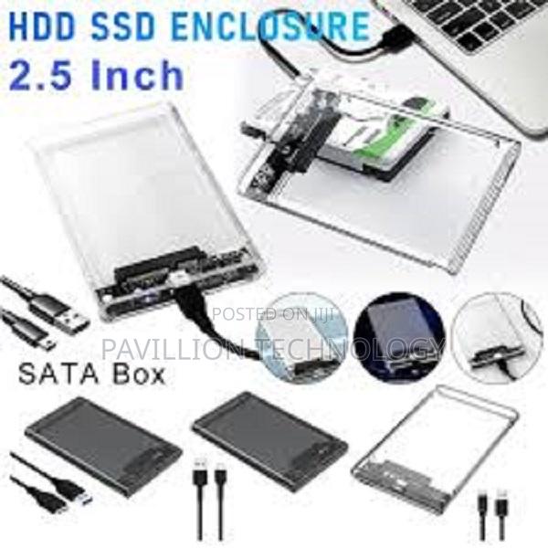 Transparent External HDD Casing/ Enclosure - thumbnail 2
