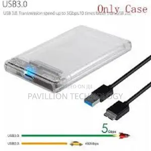 Transparent External HDD Casing/ Enclosure