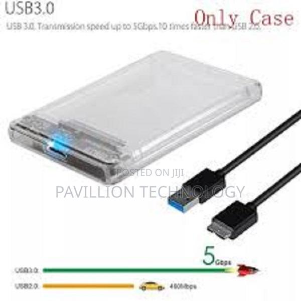 Transparent External HDD Casing/ Enclosure - thumbnail 3