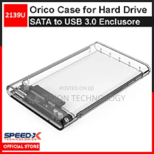 Transparent External HDD Casing/ Enclosure