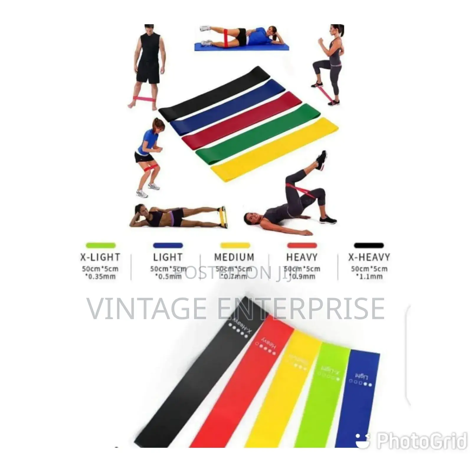 5pcs Set Best Resistance Bands*