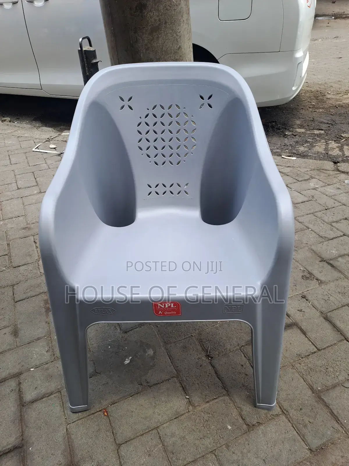 Gray NPL Plastic Chair