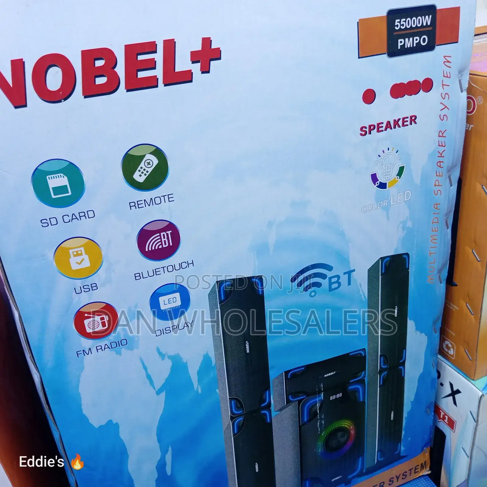 Nobel 2080 Subwoofer Bluetooth/Fm RADIO