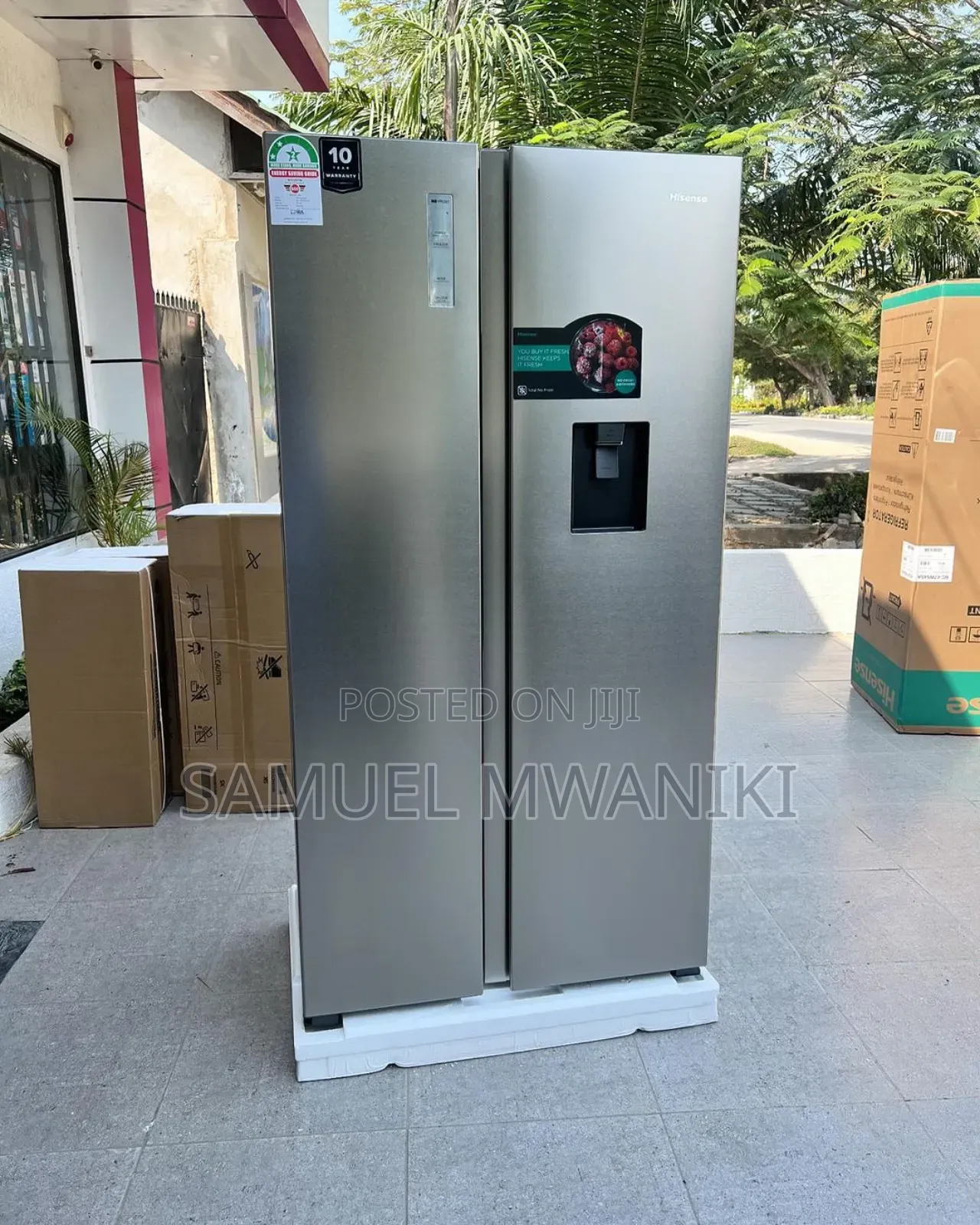 Hisense Side by Side Fridge 518l No Frost Latest Model