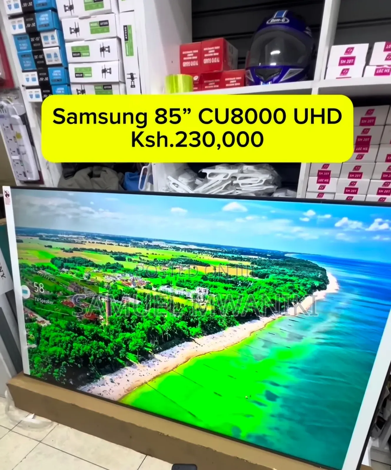 Samsung 85′′ Crystal UHD Smart TV New Model