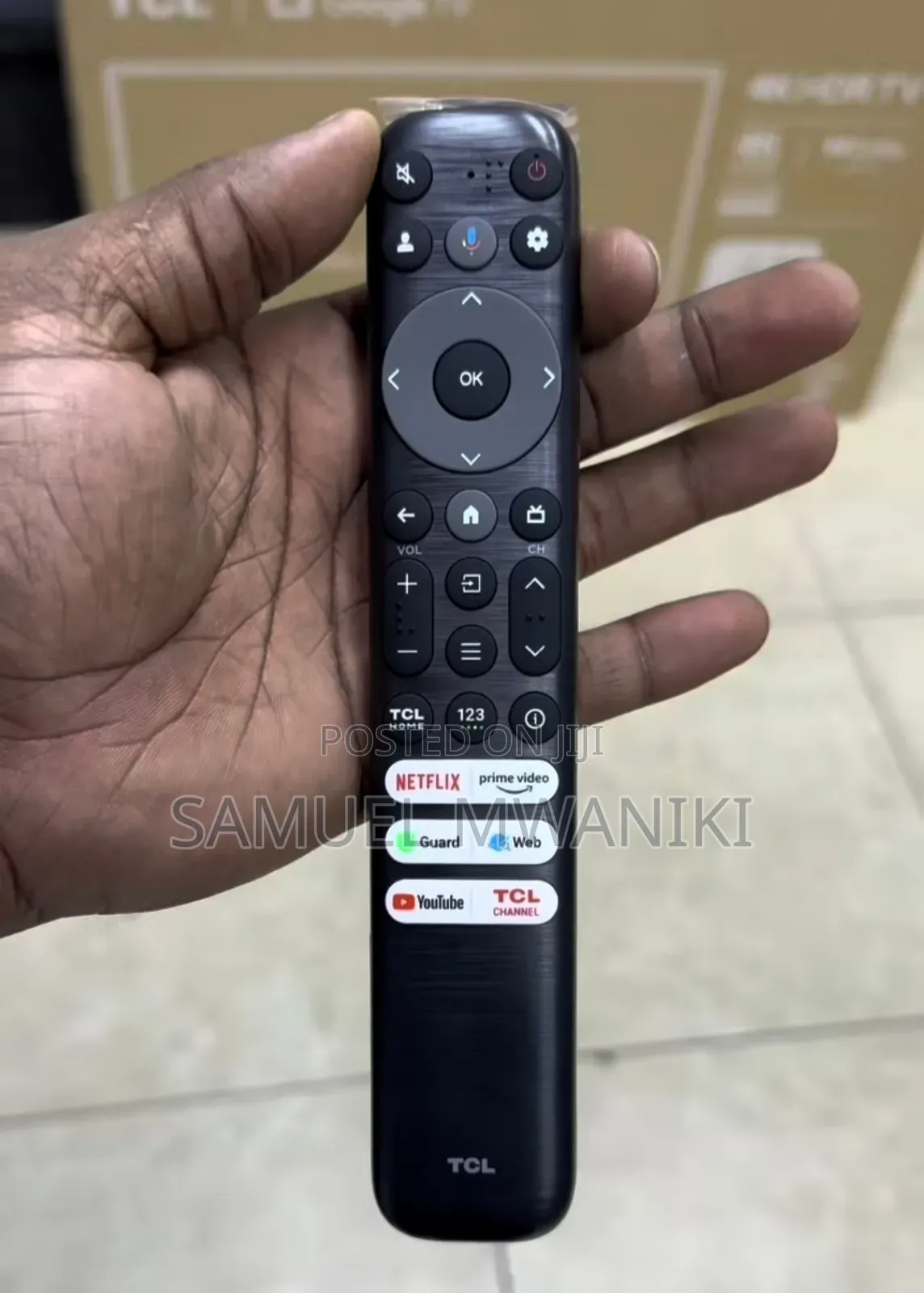 TCL 43" Uhd HDR Google Frameless Tv 2 Years Warranty