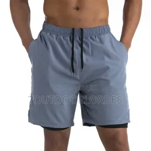 2 in 1 Gym Outdoor Beach Shorts