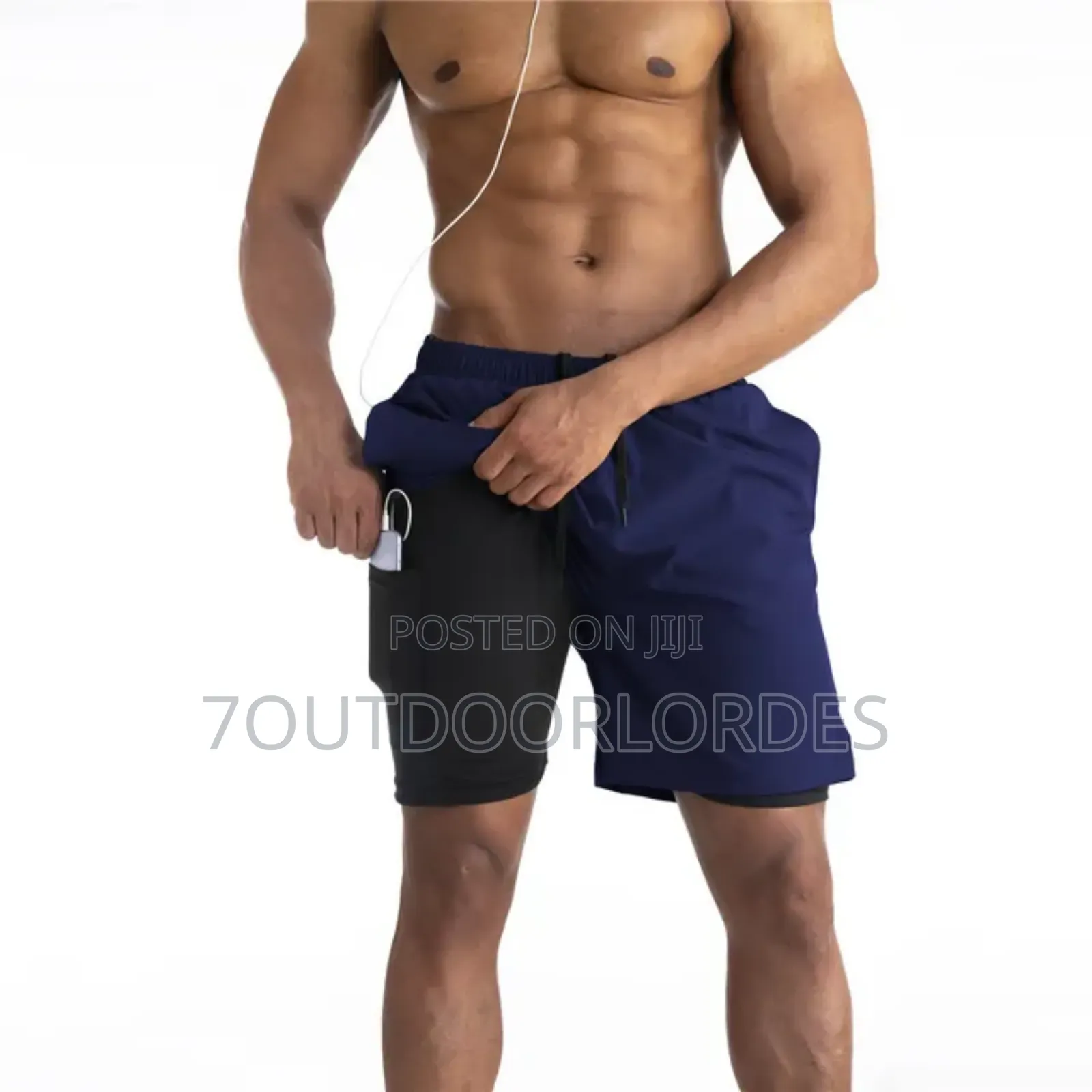 2 in 1 Gym Outdoor Beach Shorts