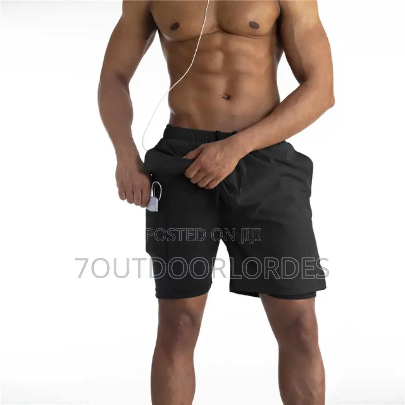 2 in 1 Gym Outdoor Beach Shorts