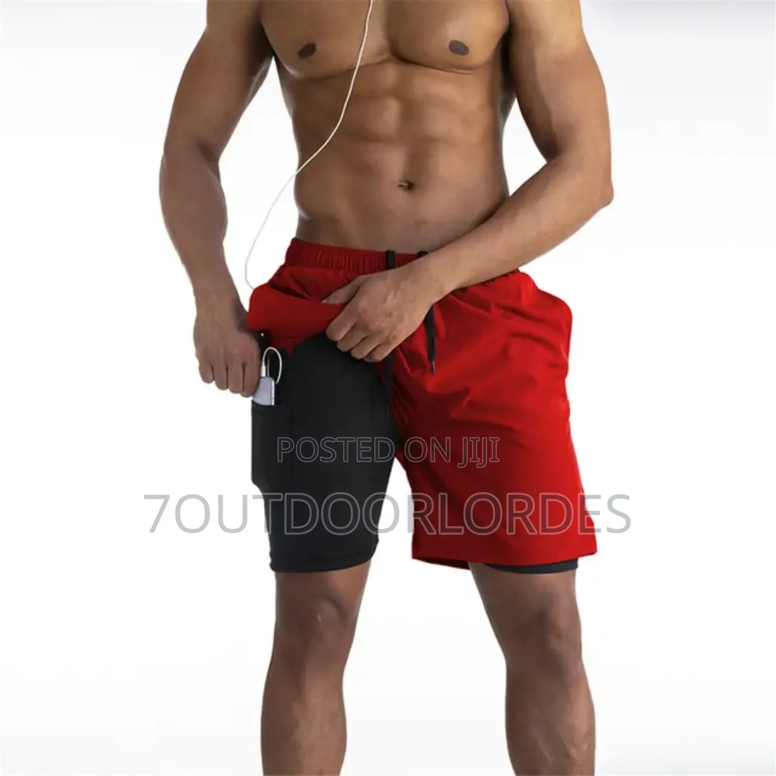 2 in 1 Gym Outdoor Beach Shorts