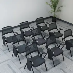 Simple Style Coal Upholstered Conference Room Chairs