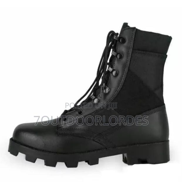 Tactical Combat Boots Black - thumbnail 2