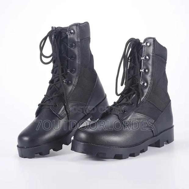 Tactical Combat Boots Black - thumbnail 5